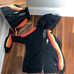woman’s xs aviator nation zip up